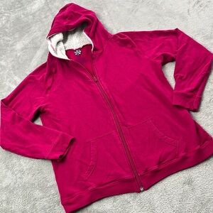 Kickee Pants 14 Pink Bamboo Full Zip Hoodie